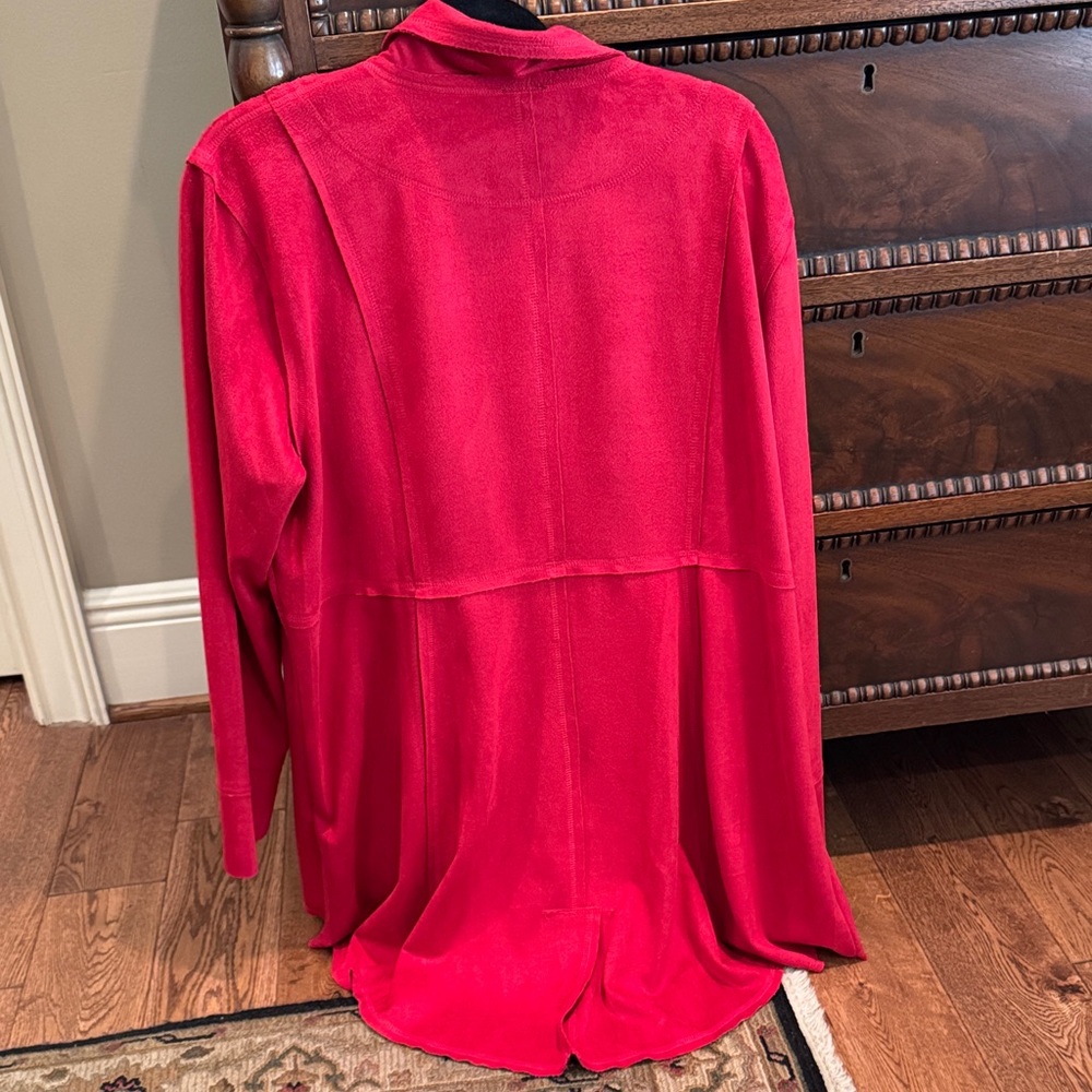 Women's Red Jacket - Picture 3 of 5